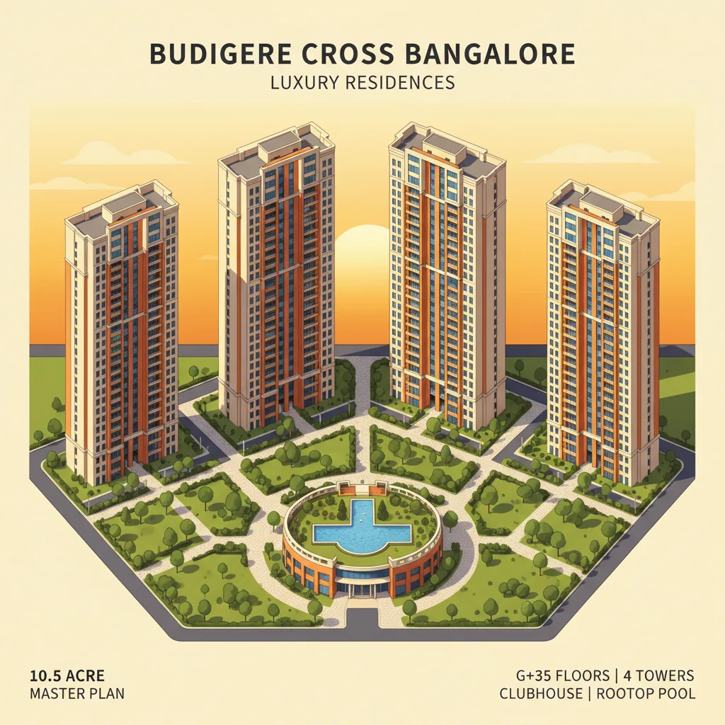 Luxury Apartment in Budigere Cross - Sattva Aangane Modern High-Rise Residential Towers