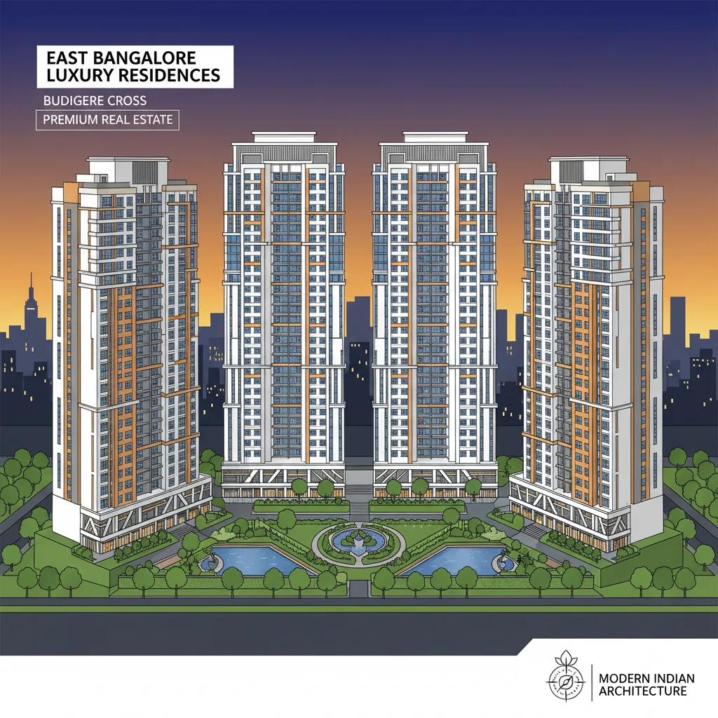 Sattva Aangane - New Landmark in East Bangalore: Modern luxury residential apartment towers